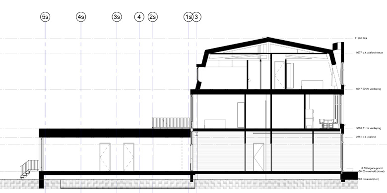 TT ontwerp aanbouw woning Rotterdam