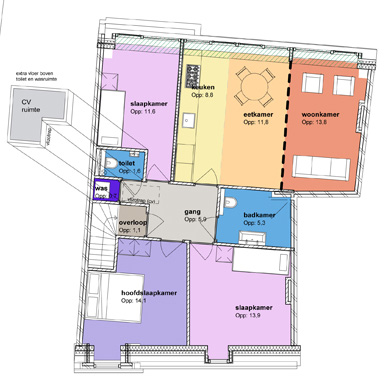 TT ontwerp aanbouw woning Rotterdam