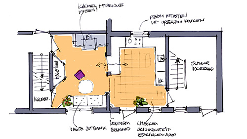 TT ontwerp aanbouw woning Rotterdam