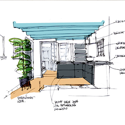 TT ontwerp aanbouw woning Rotterdam